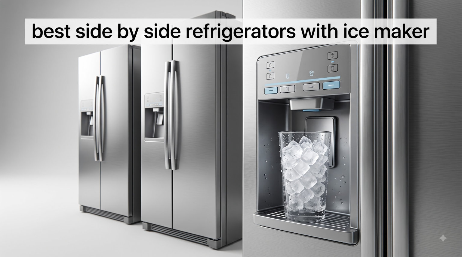 best side by side refrigerators with ice maker