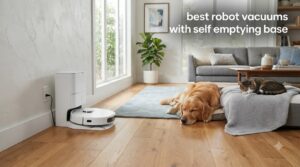 best robot vacuums with self emptying base