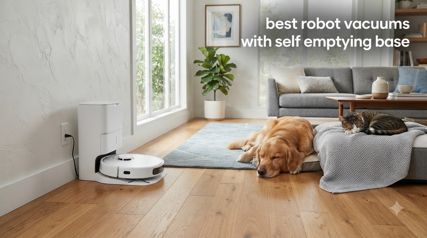 best robot vacuums with self emptying base