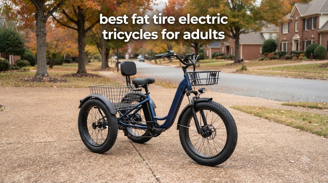 best fat tire electric tricycles for adults