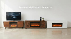 best electric fireplace TV stands
