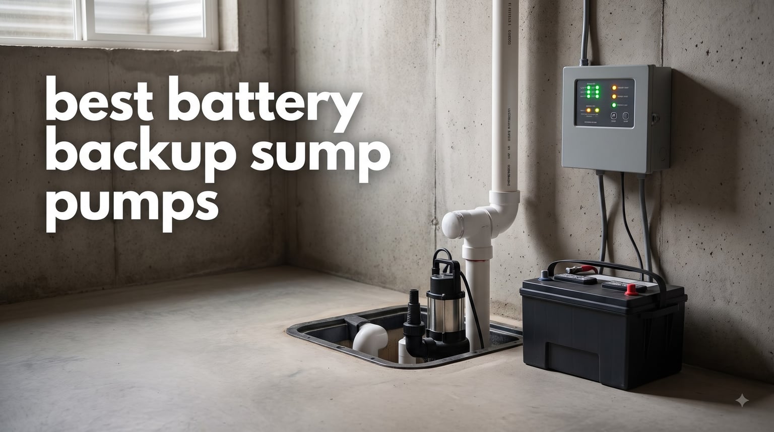 best battery backup sump pumps