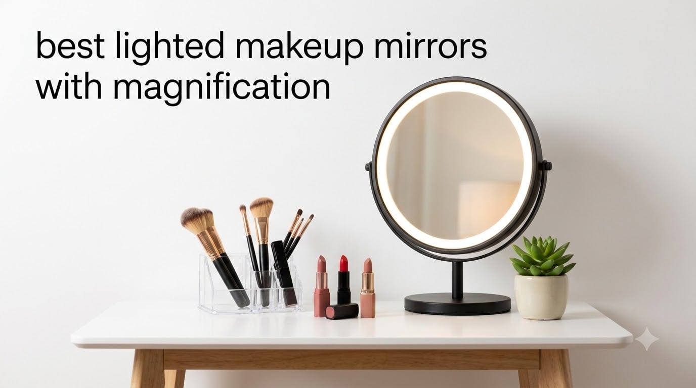 best lighted makeup mirrors with magnification