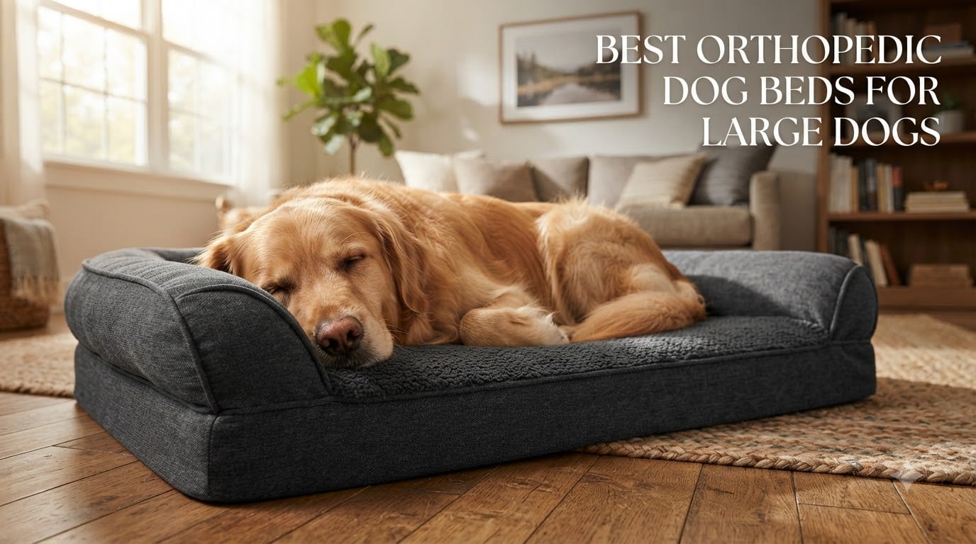 best orthopedic dog beds for large dogs
