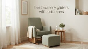 best nursery gliders with ottomans