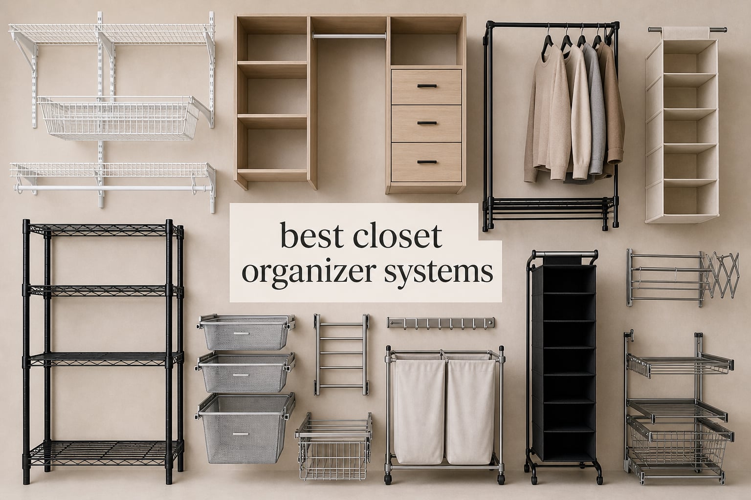 best closet organizer systems