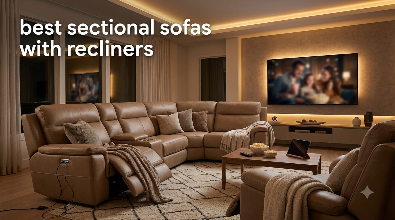 best sectional sofas with recliners