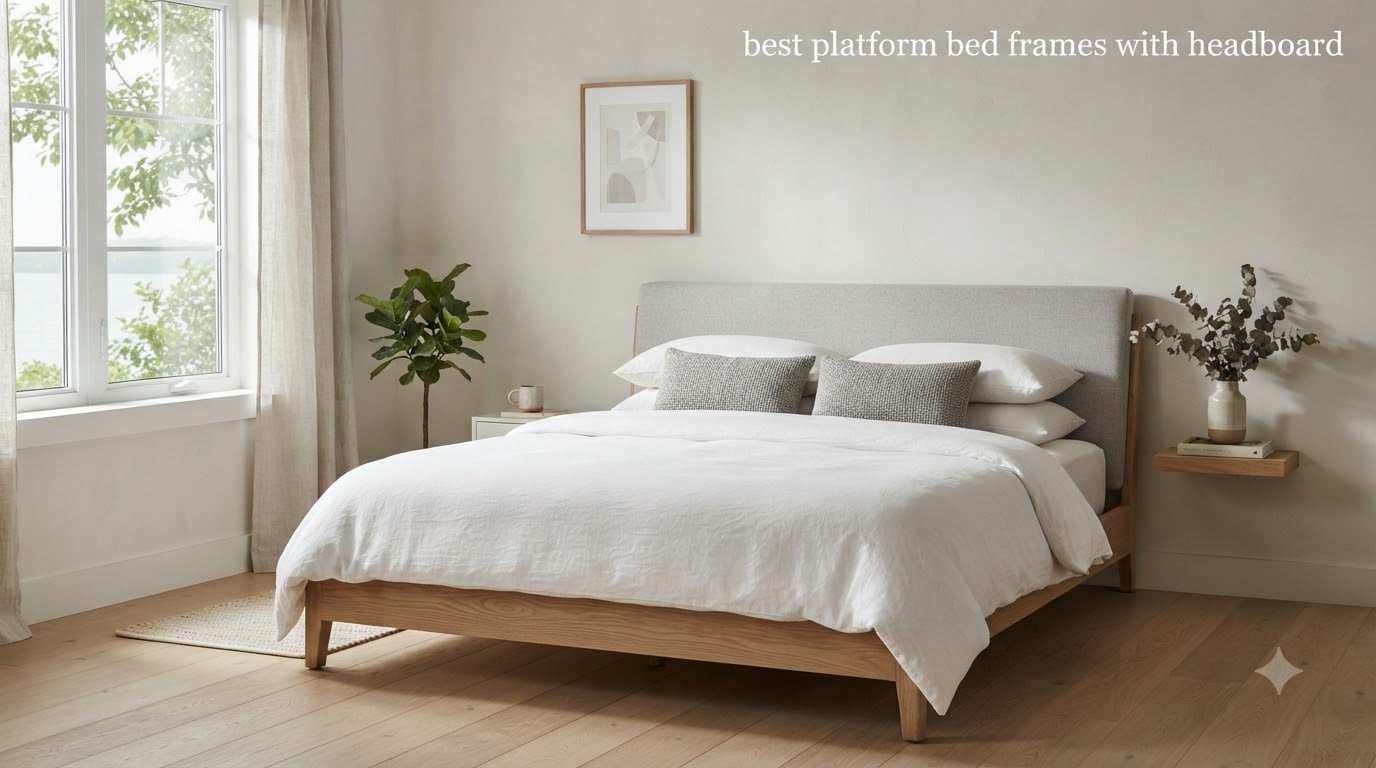 best platform bed frames with headboard