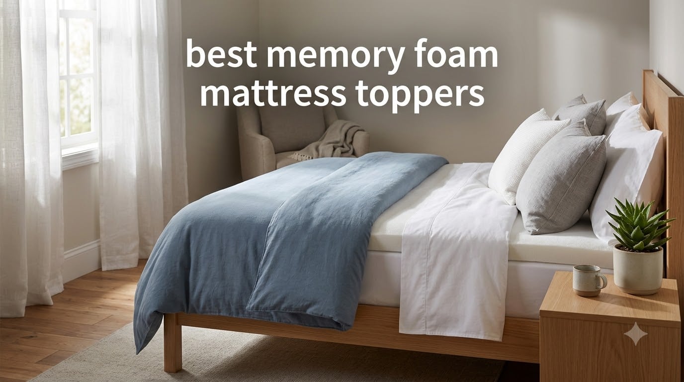 best memory foam mattress toppers