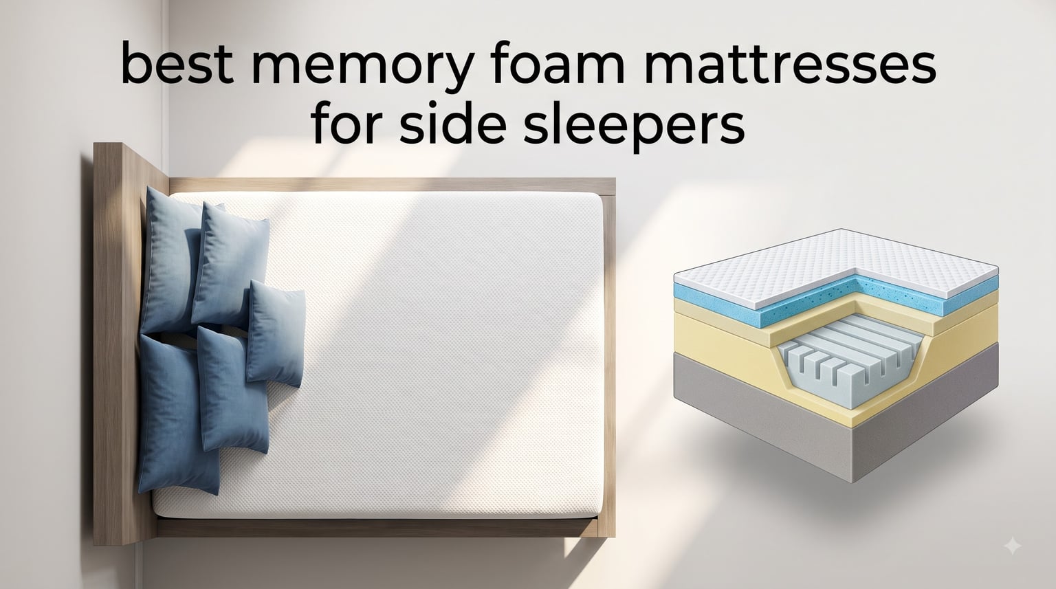 best memory foam mattresses for side sleepers