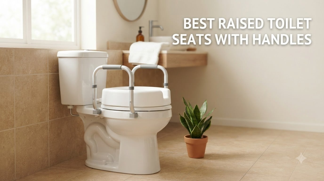 best raised toilet seats with handles