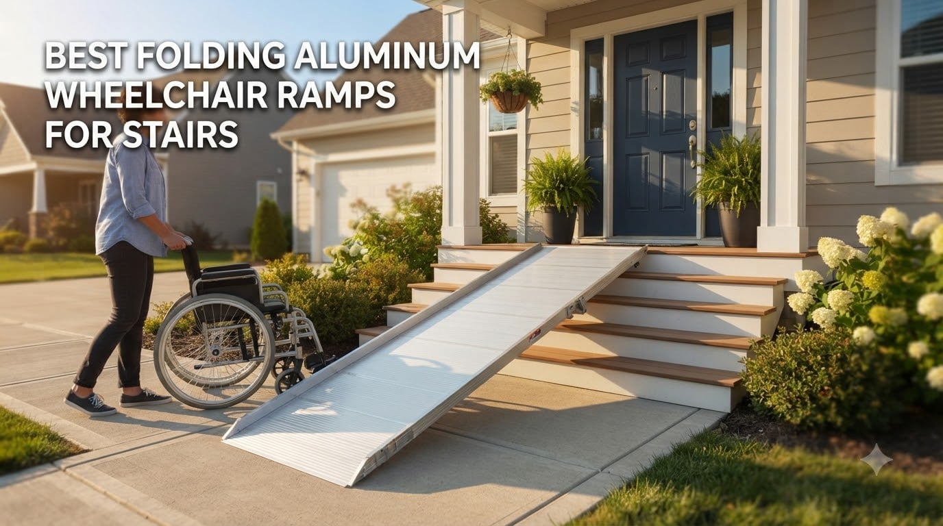 best folding aluminum wheelchair ramps for stairs