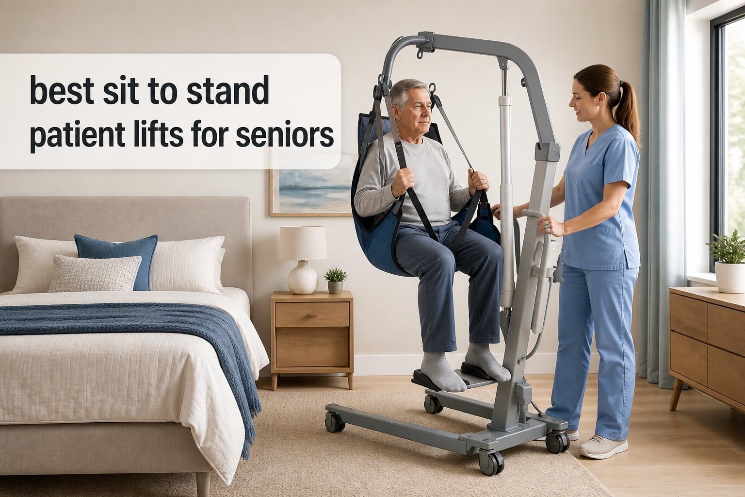 best sit to stand patient lifts for seniors