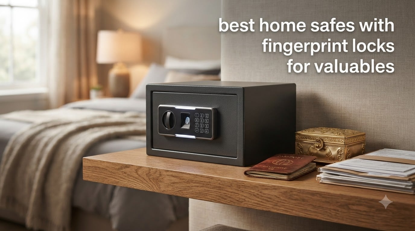 best home safes with fingerprint locks for valuables