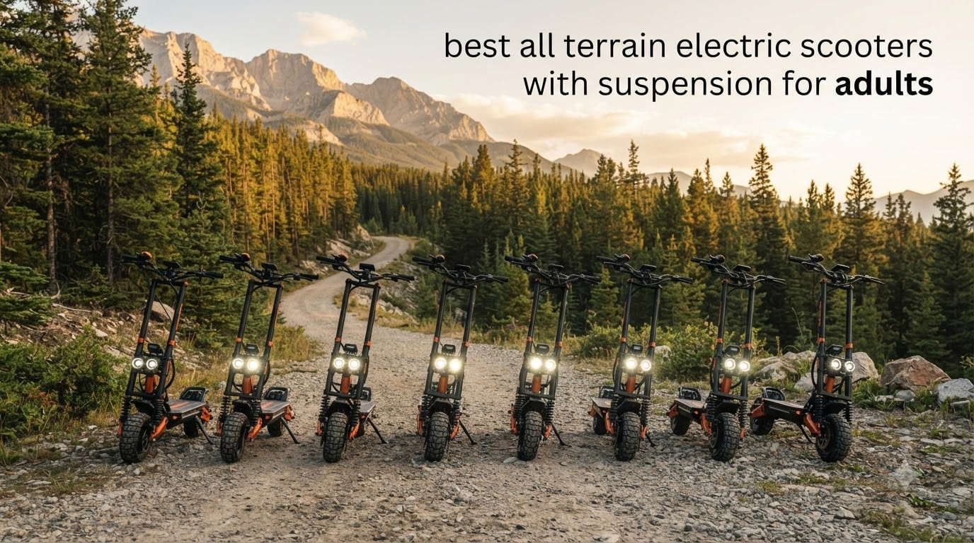 best all terrain electric scooters with suspension for adults