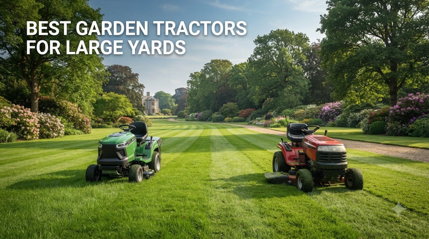 best garden tractors for large yards
