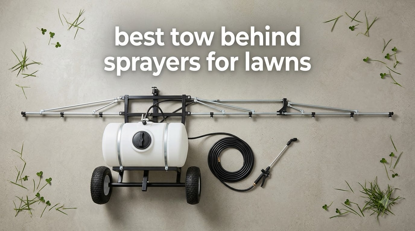best tow behind sprayers for lawns
