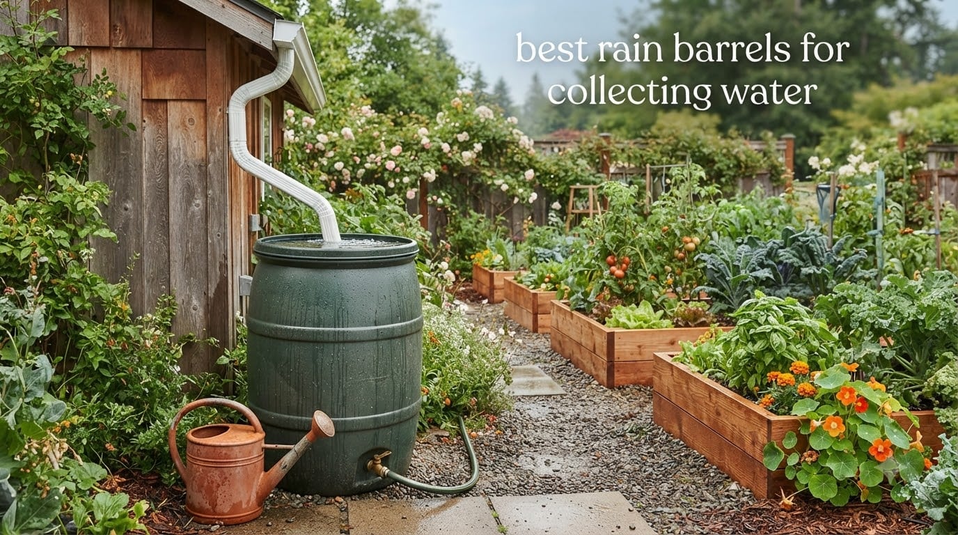 best rain barrels for collecting water