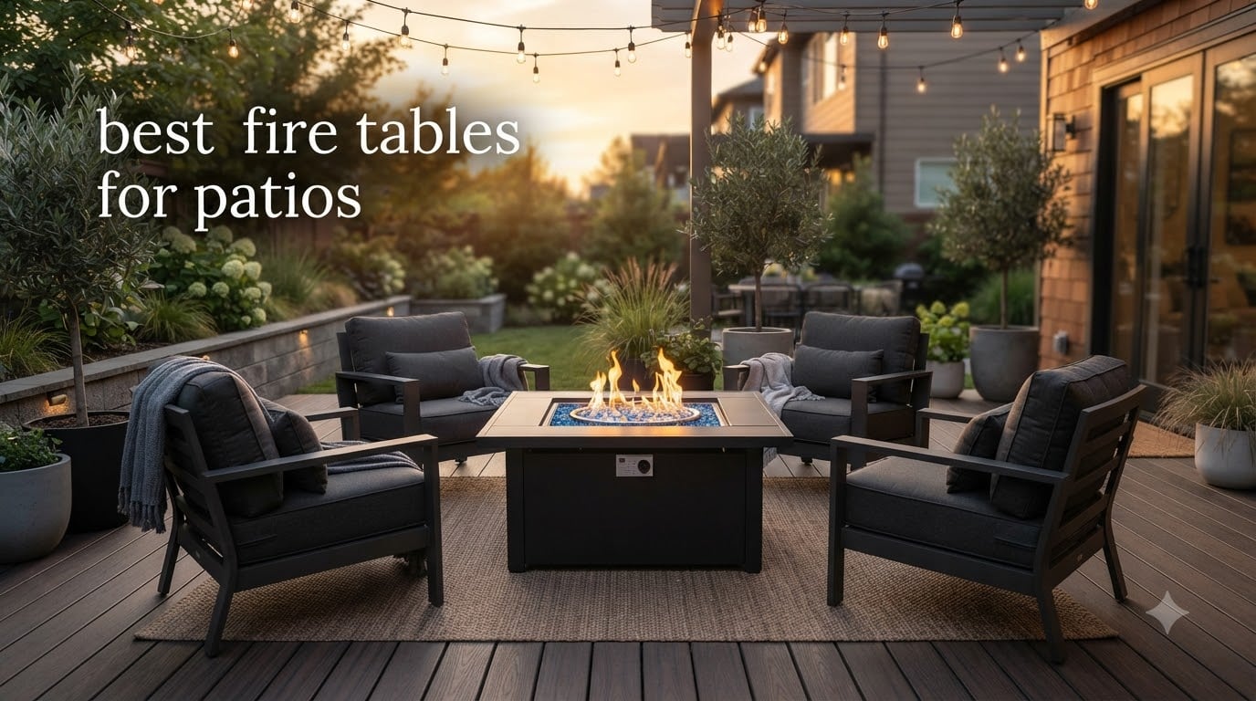 best fire tables for patios