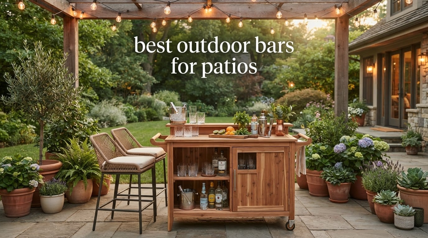 best outdoor bars for patios