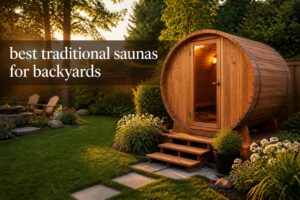 best traditional saunas for backyards