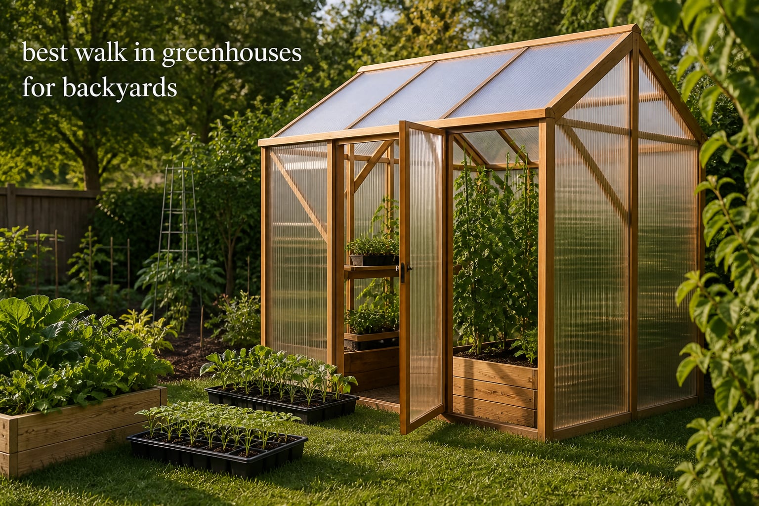 best walk in greenhouses for backyards