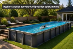 best rectangular above ground pools for lap swimming