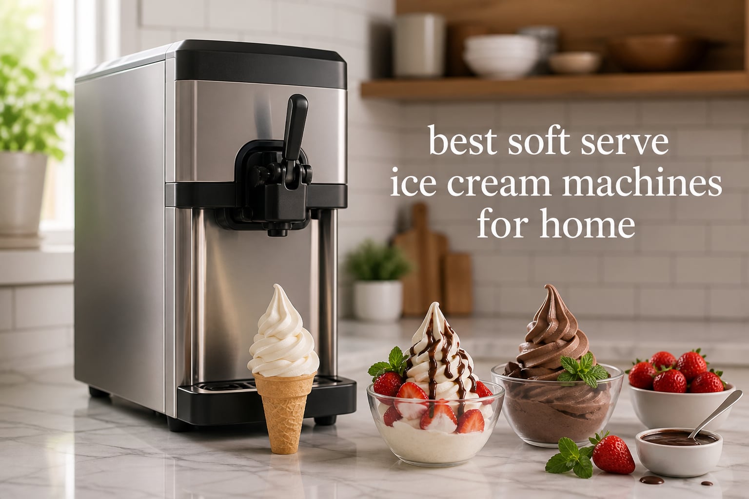best soft serve ice cream machines for home
