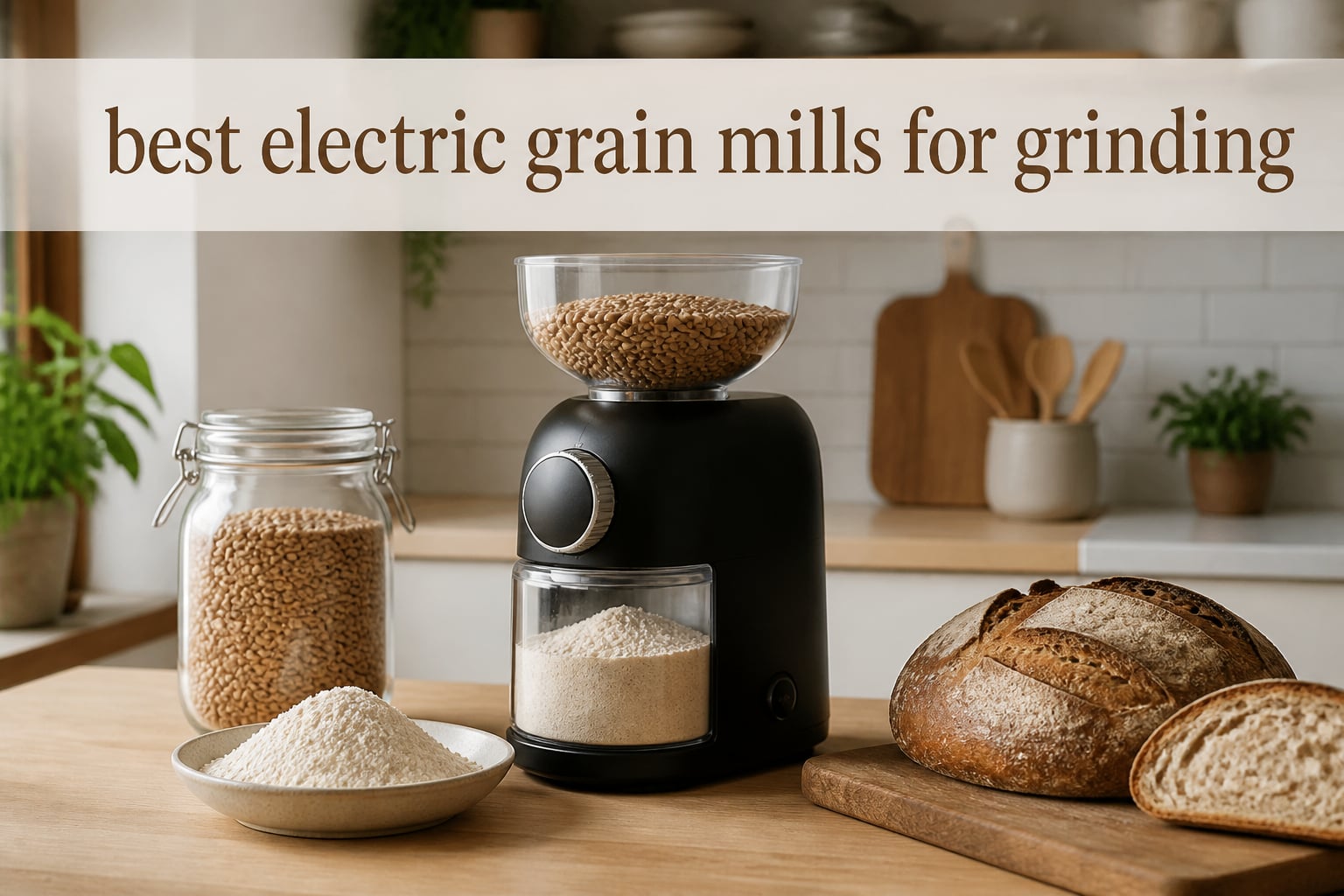 best electric grain mills for grinding