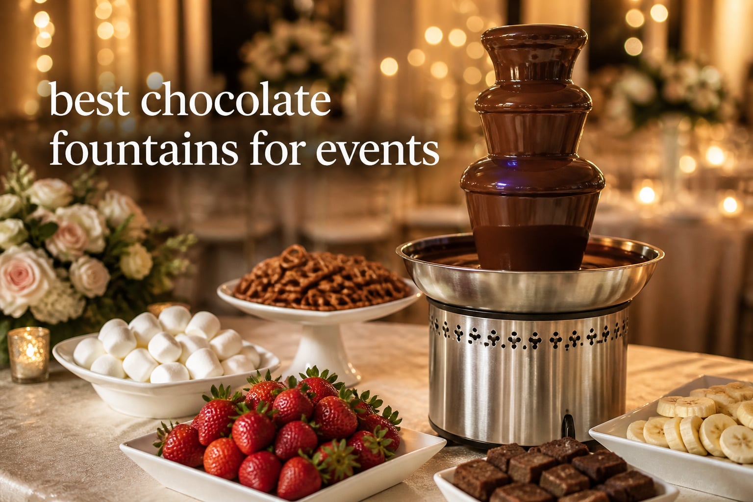 best chocolate fountains for events