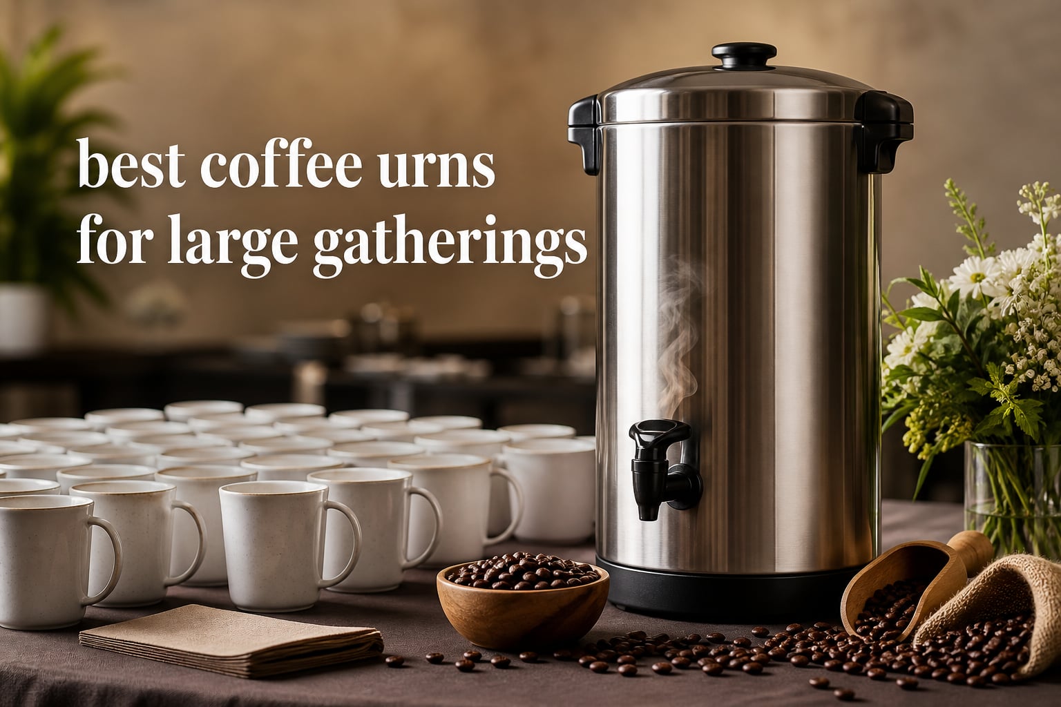 best coffee urns for large gatherings