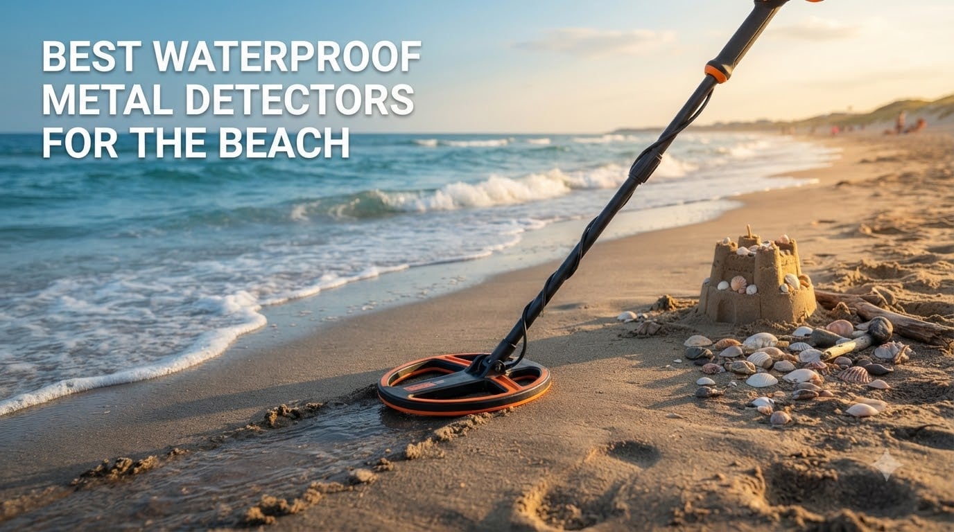 best waterproof metal detectors for the beach