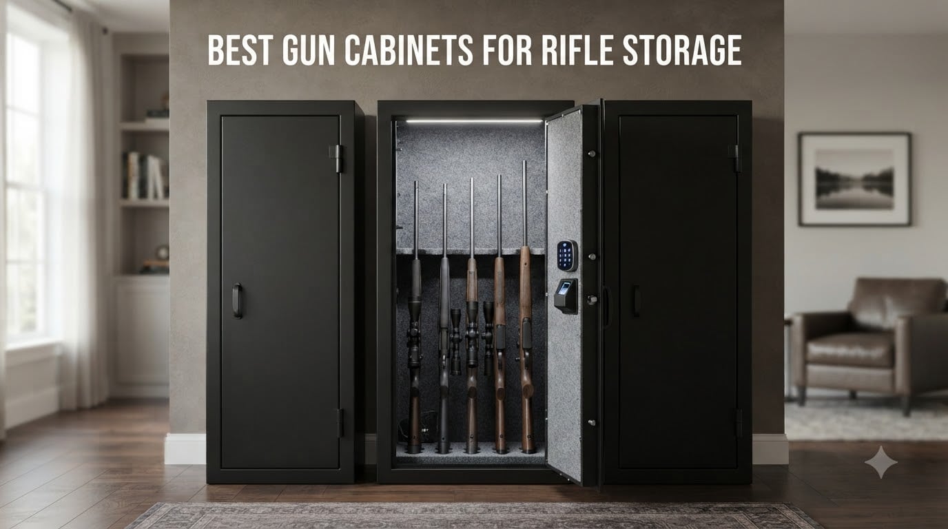 best gun cabinets for rifle storage