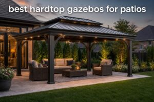 best hardtop gazebos for patios