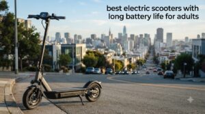 best electric scooters with long battery life for adults