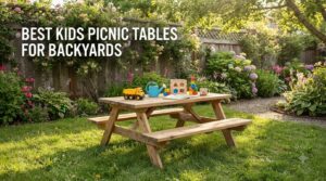 best kids picnic tables for backyards