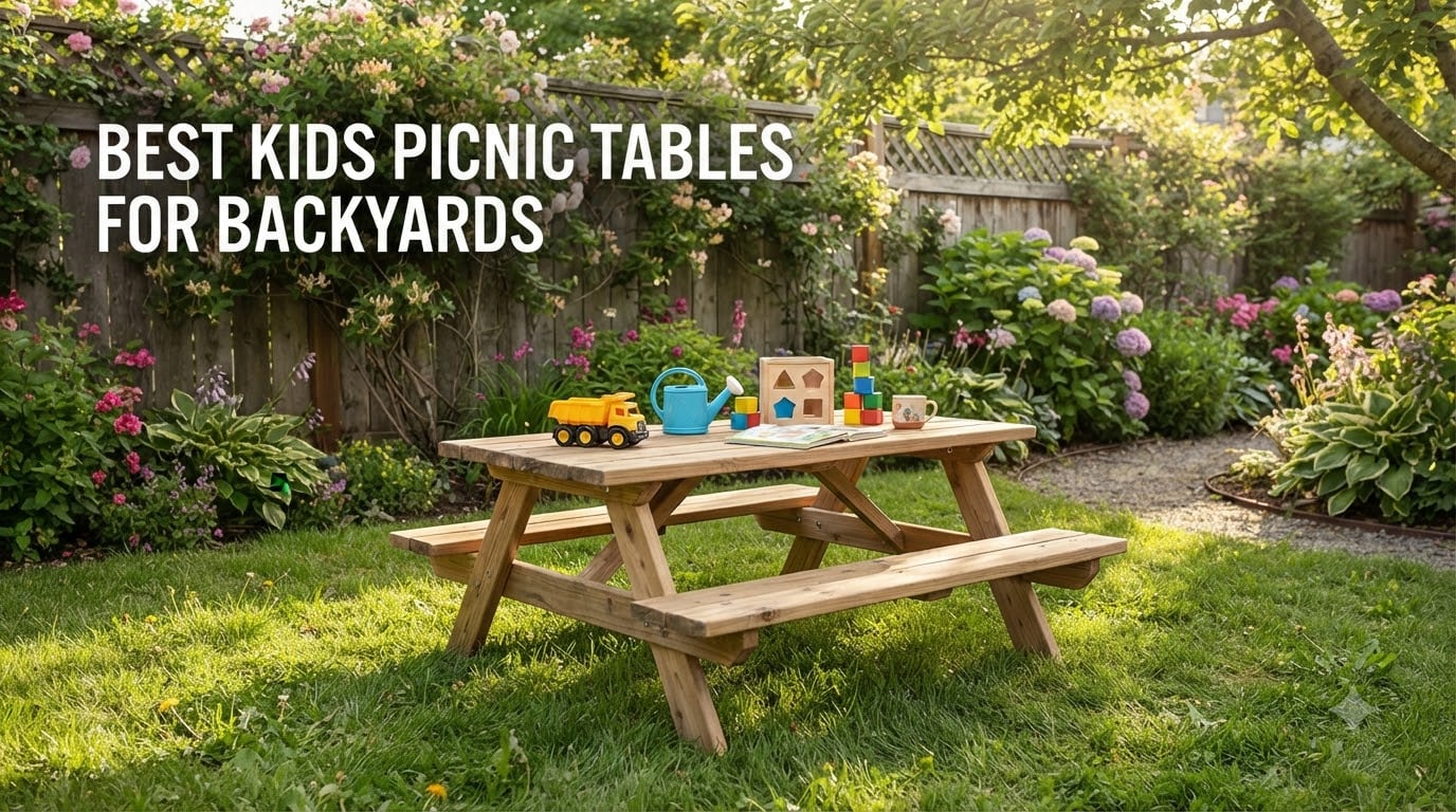 best kids picnic tables for backyards