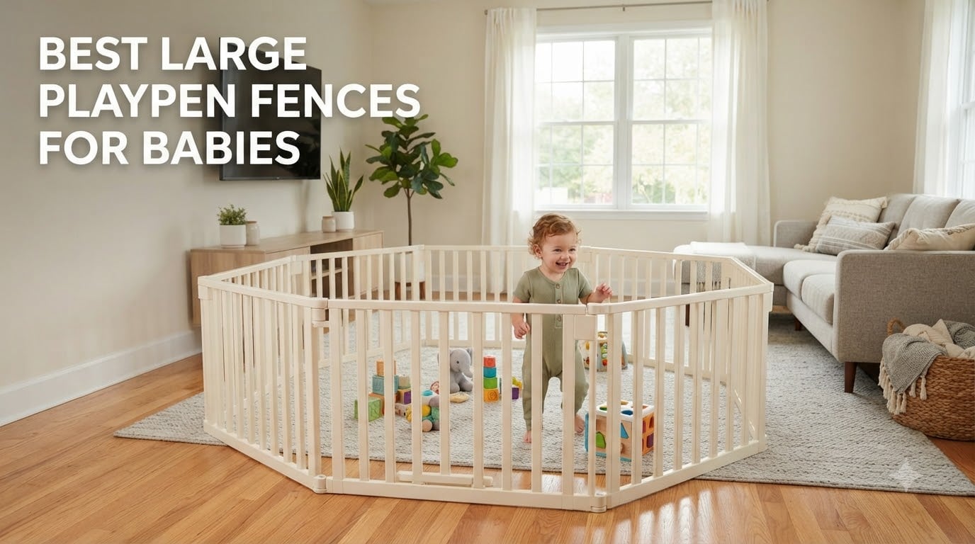 best large playpen fences for babies