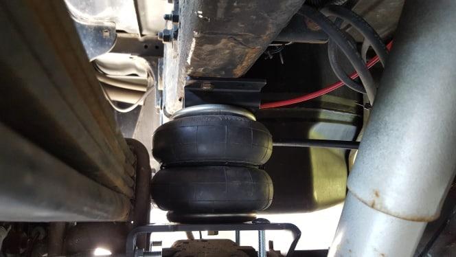 Firestone Airide 2250 Ride-Rite Rear Air Springs Kit fits 2001-2010 Silverado Sierra 2500HD 3500HD | 5-100 PSI | Load Capacity of 5,000 lbs | No Drill Installation customer photo 1