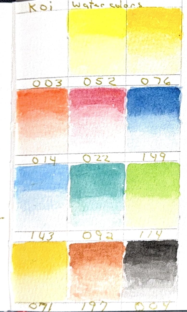 Sakura XCNW-12H XNCW-12H, 12 Assorted Watercolors Field Sketch Set with Brush customer photo 1