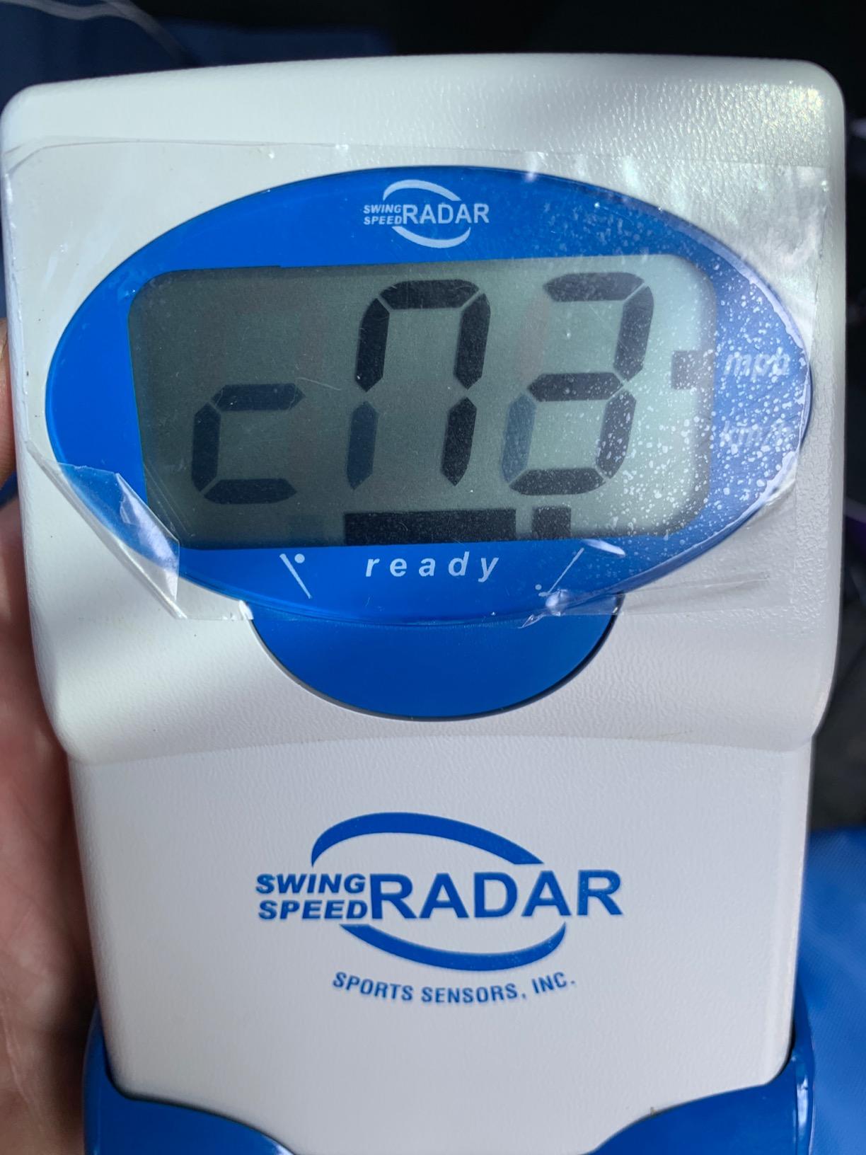swing speed radar - Golf Training Tool - Accurate Club Speed Measurement 20-200 MPH - Portable Doppler Radar for Distance & Consistency Training - US Made customer photo 2