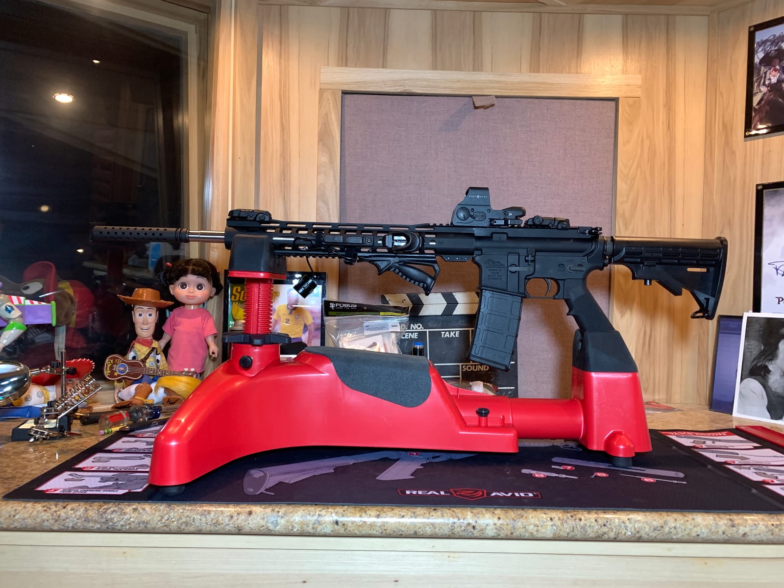 MTM PSR-30 Predator Shooing Rest for Rifle & Handguns, USA Made, Red customer photo 2