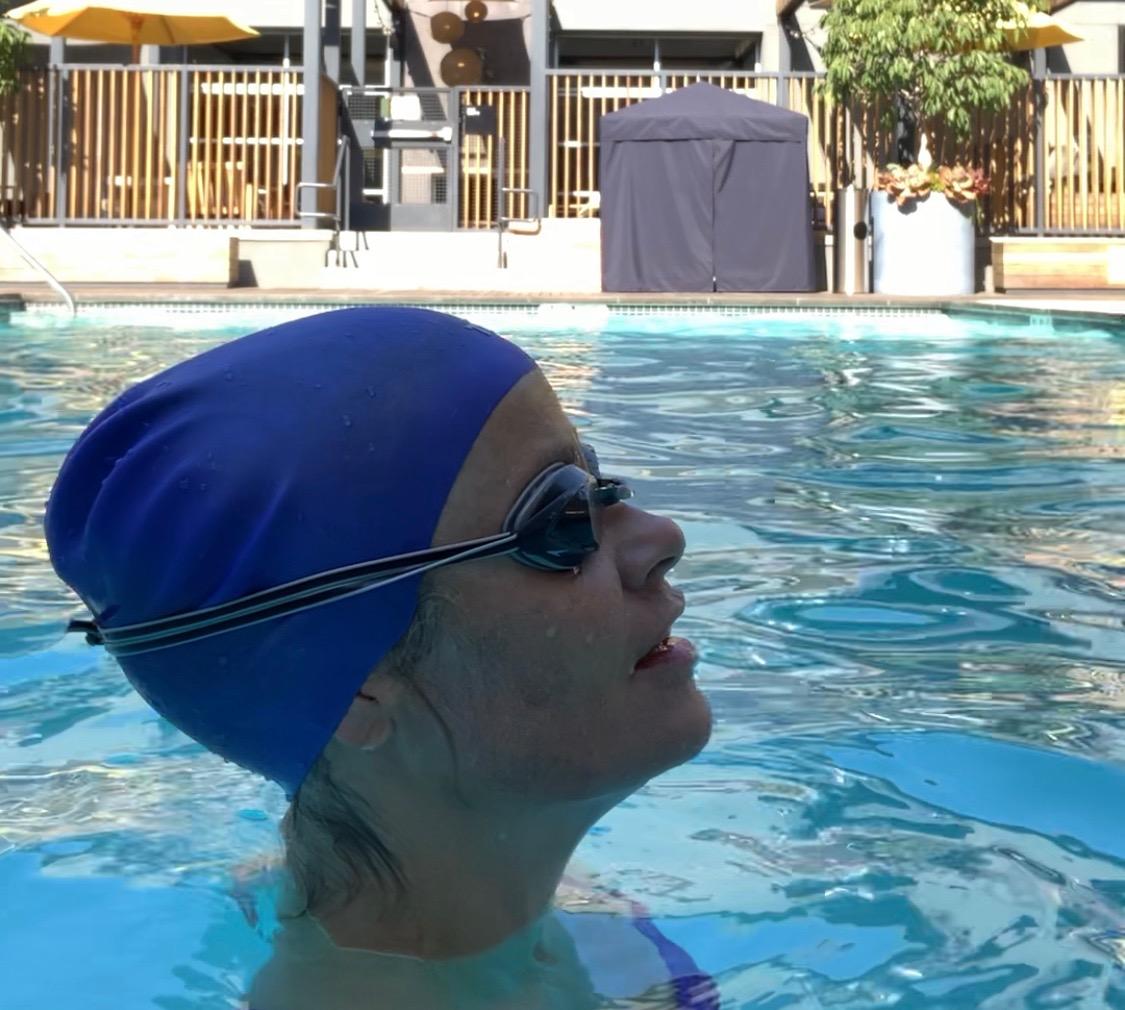 Speedo unisex-adult Swim Goggles Mirrored Vanquisher customer photo 2