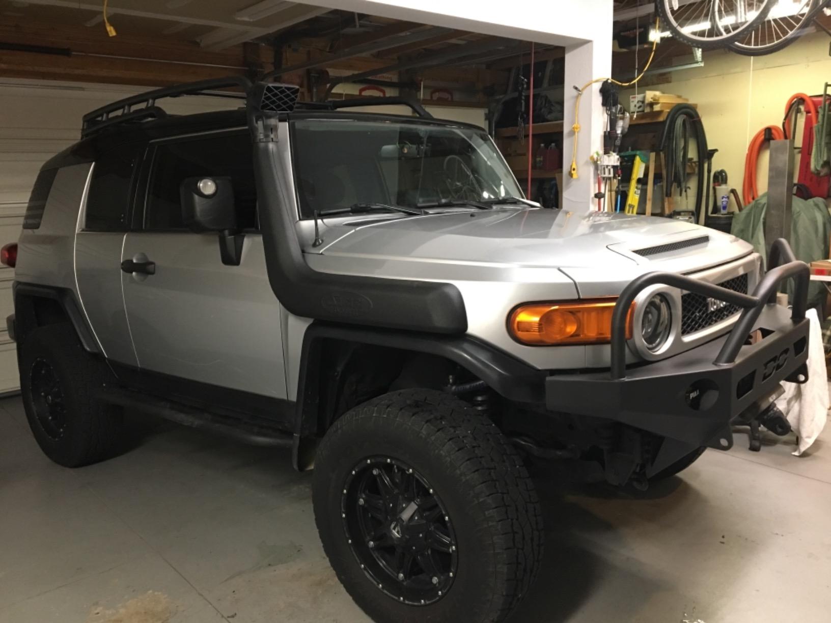 ARB SS410HF Safari Snorkel Air Intake kit V-SPEC For Toyota FJ Cruiser 2007-2008, Ideal for protecting your engine from dust, water while traveling along extreme conditions customer photo 2