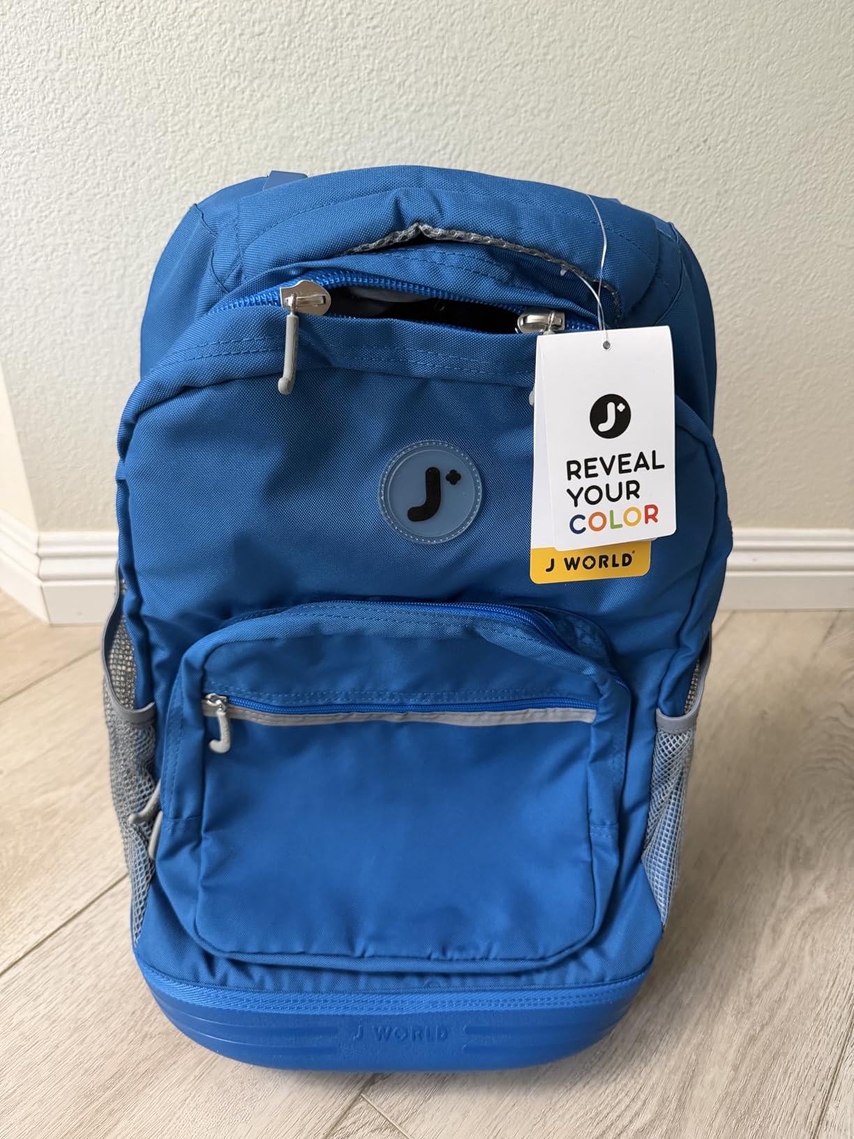 J World New York Sunrise Rolling Backpack, Black, One Size customer photo 2