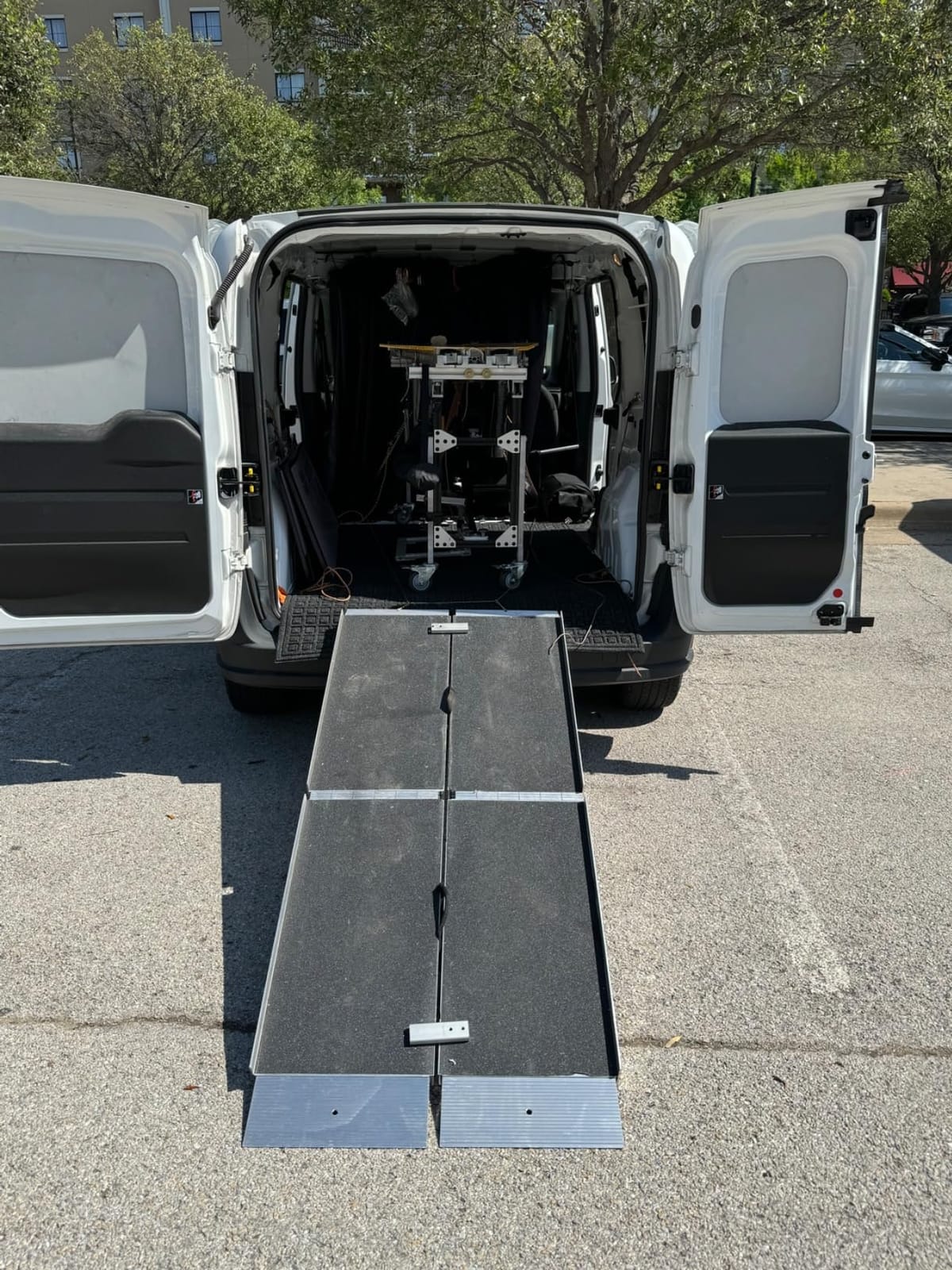 EZ-ACCESS Suitcase Trifold Wheelchair Ramp, Non Slip, 800 lb, Home, 5 ft | Portable Folding, Non Slip Applied Surface, Self-Adjusting Bottom Transition Plates, 800 Lb Capacity, Home Steps and Doorways customer photo 2