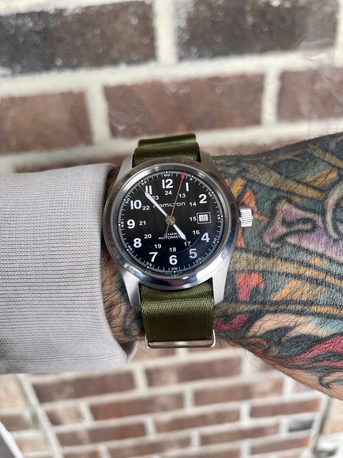Hamilton Khaki Field Titanium Automatic Men's Watch, 42mm Case customer photo 2