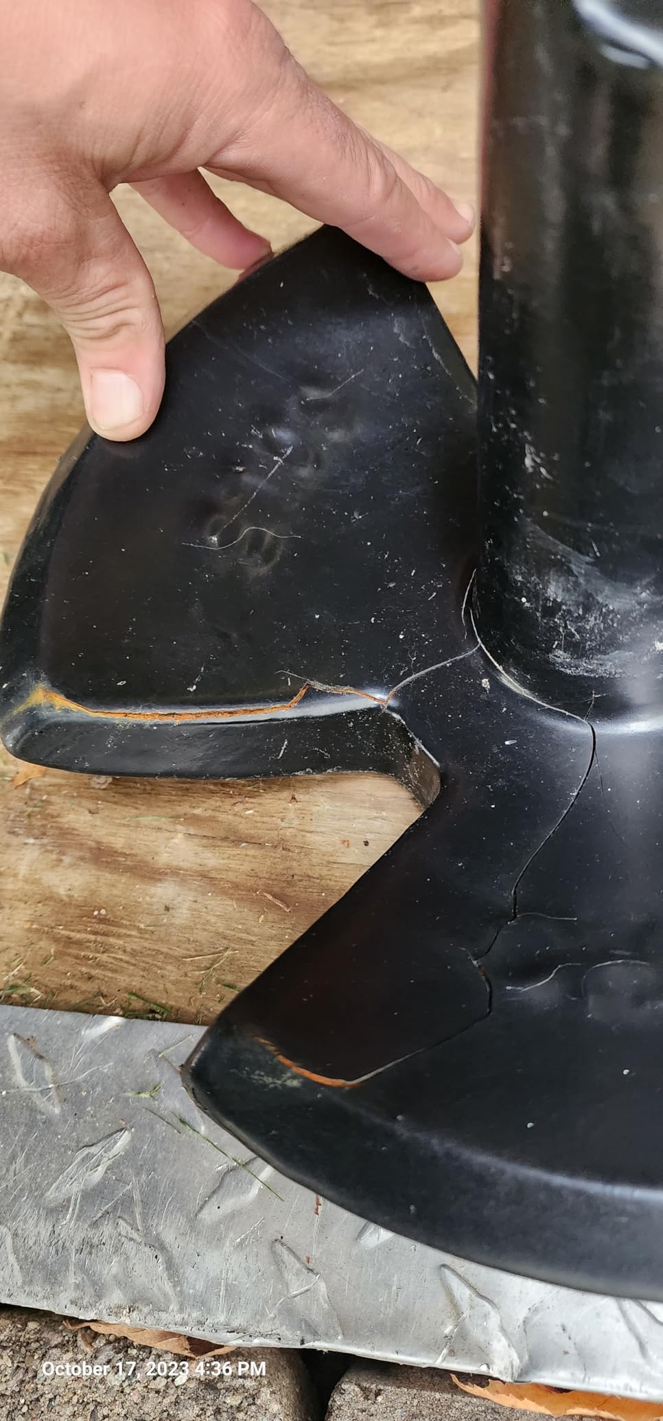 Seachoice River Anchor, Black Vinyl Coated Cast Iron, 12 Lbs. customer photo 1