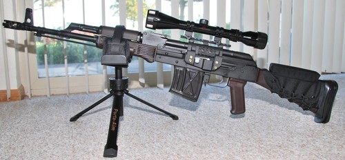Vanguard Porta Aim Gun Rest. Compact and Portable Bench Rest. Quick Height Adjustment. Anti-Vibration Bag Rotates 360 Degrees , Black customer photo 1