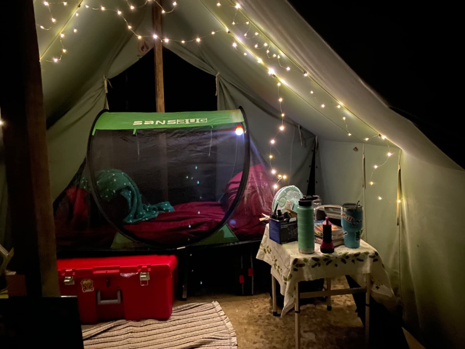 SANSBUG Screen Tent (Instant Pop up, Strong Mesh, Durable Tarp Floor) customer photo 1